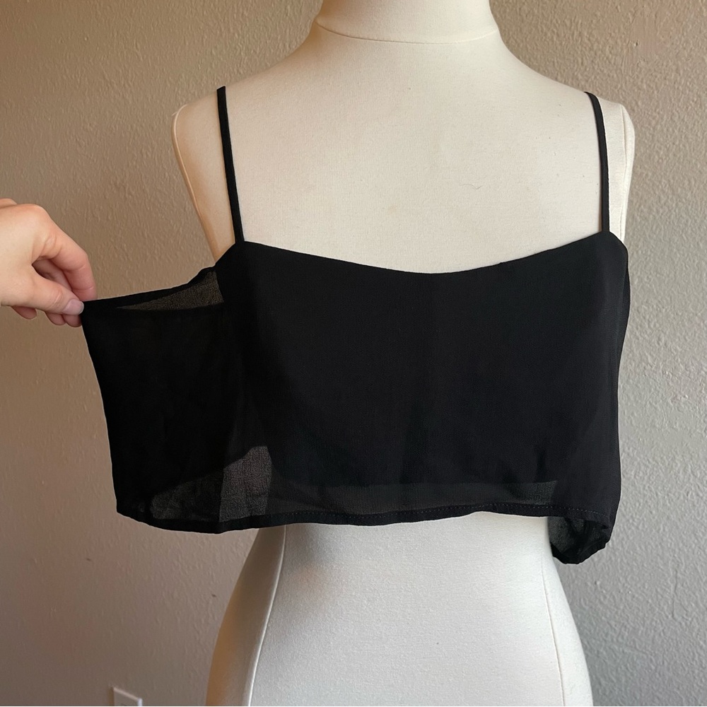 Reformation Black Camisole Top